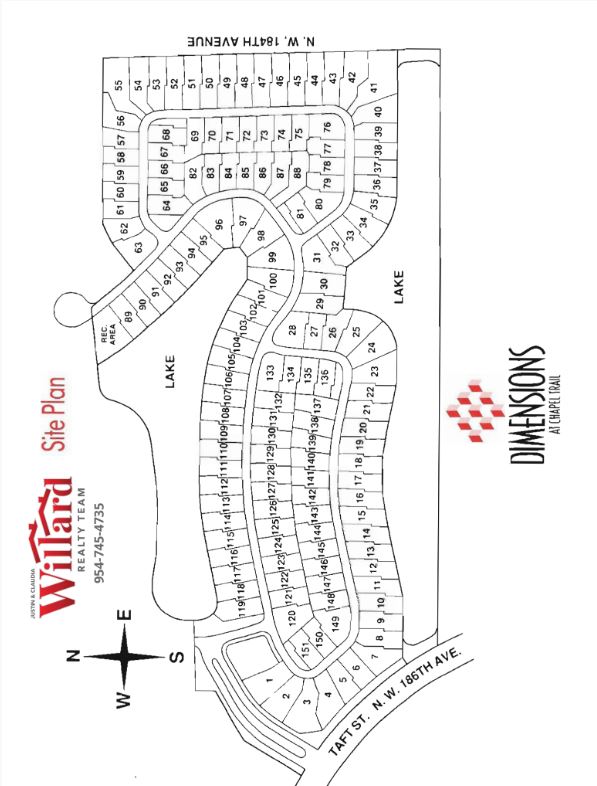 Chapel Trail Site Plan Pembroke Pines Florida Real Estate Pembroke