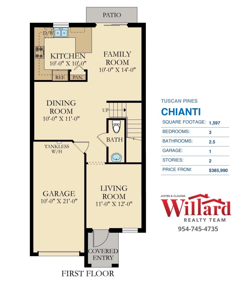 Tuscan Pines Floor Plan Pembroke Pines Florida Real